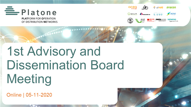 First Platone Advisory and Dissemination Board Meeting